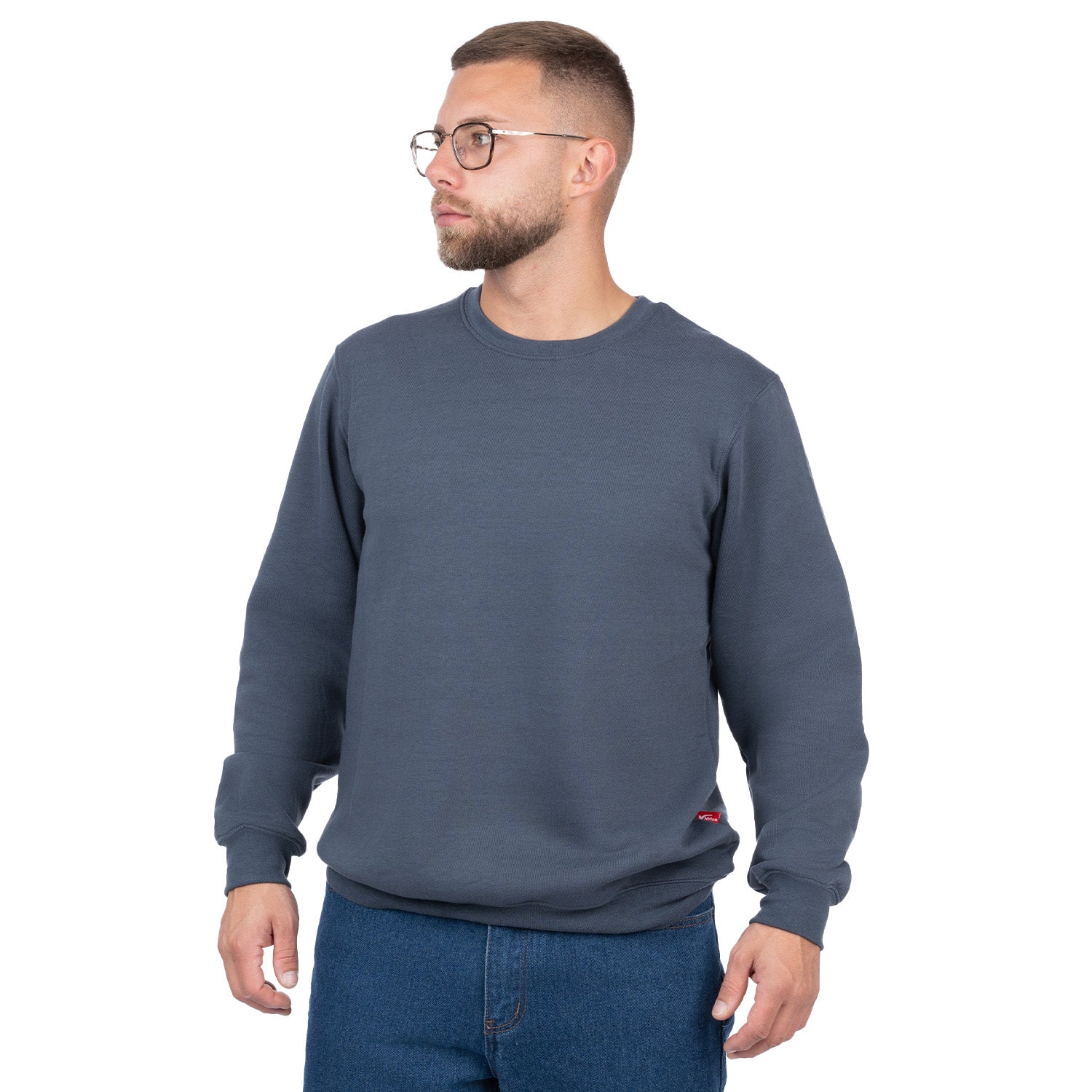 Crew Neck Pullover Sweatshirt - Nirlon