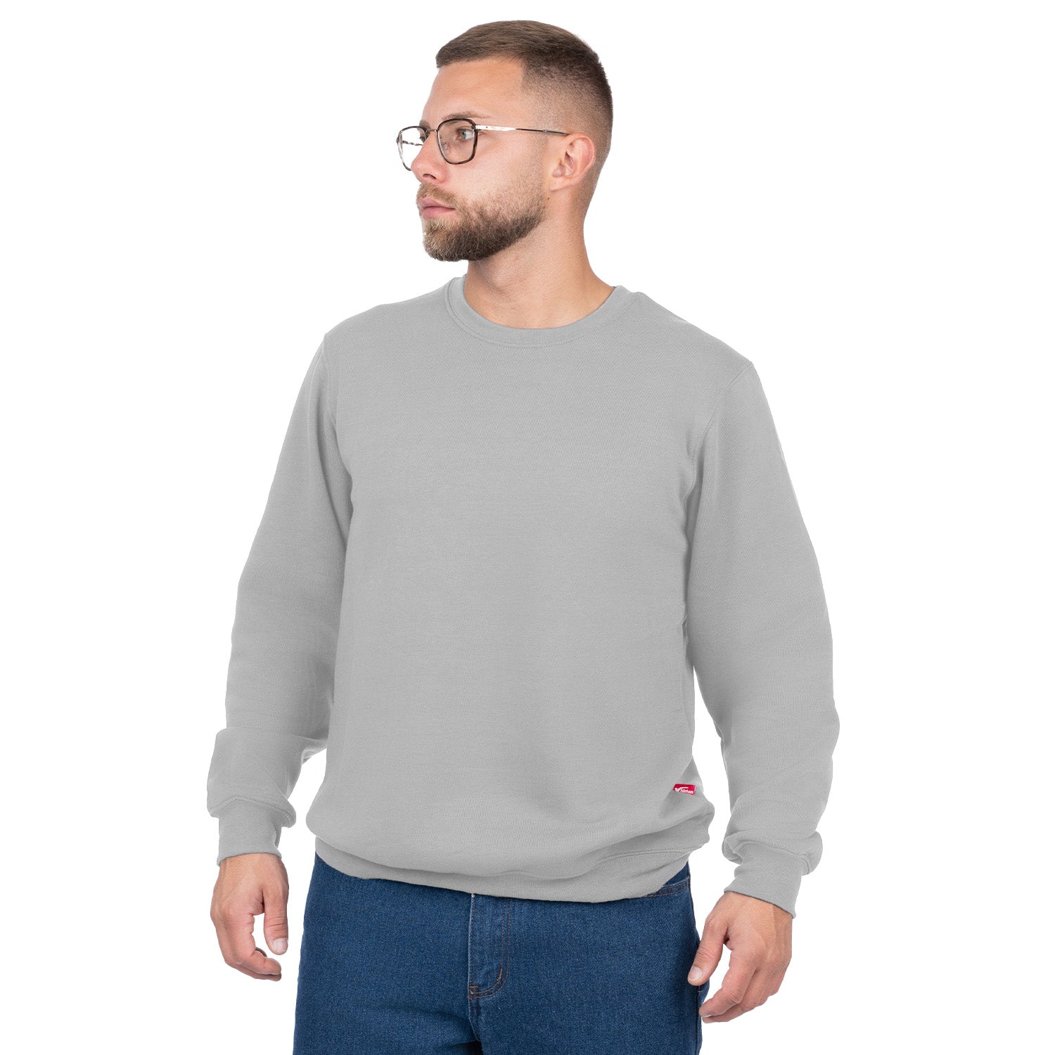 Crew Neck Pullover Sweatshirt - Nirlon