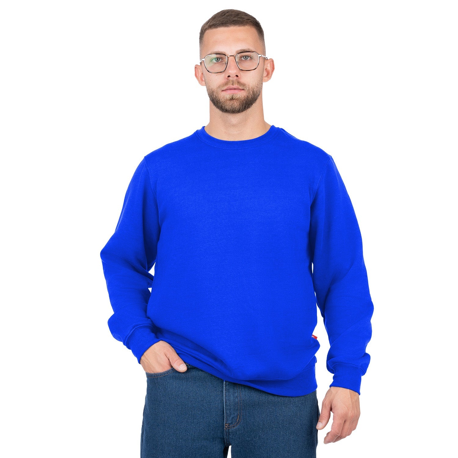 Crew Neck Pullover Sweatshirt - Nirlon