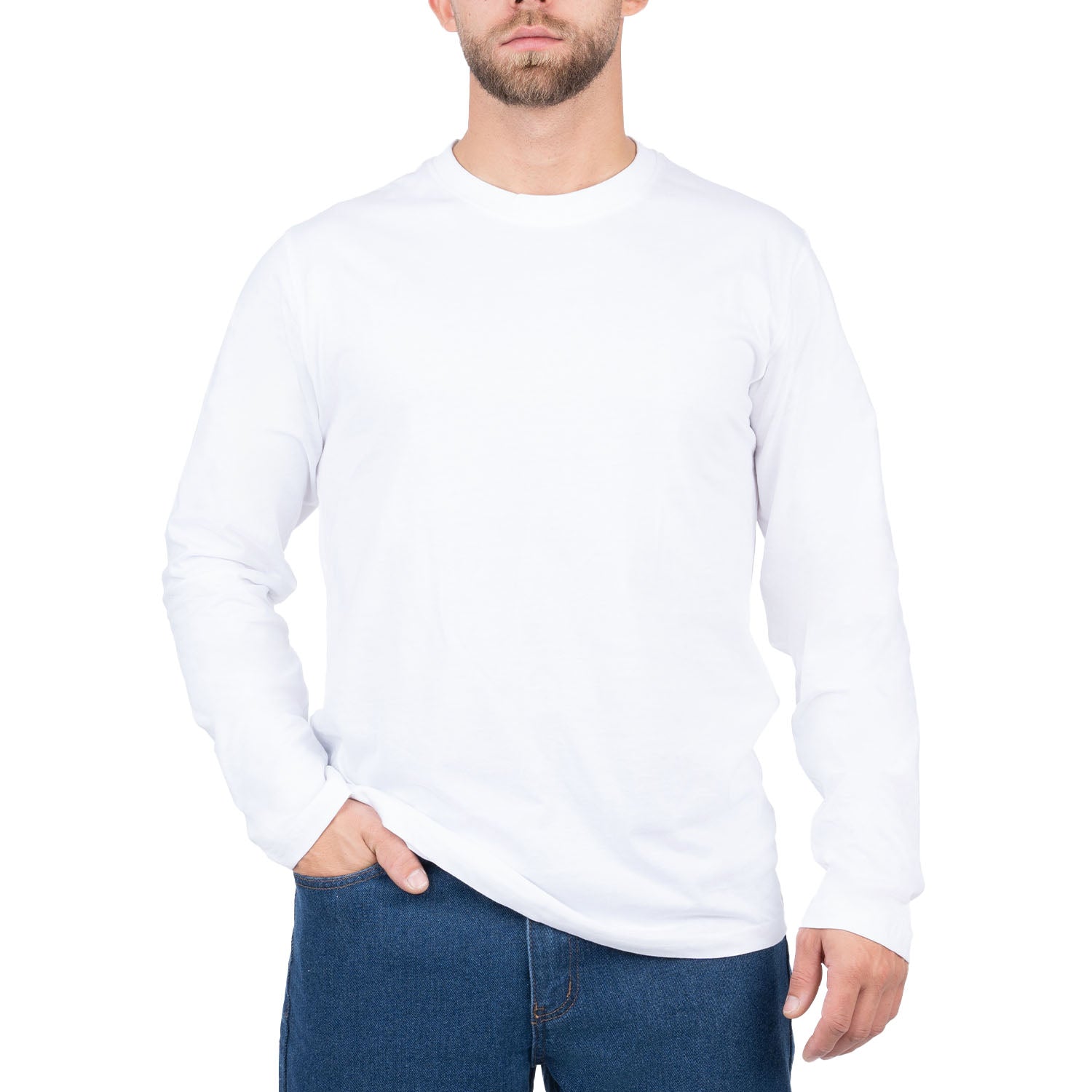 Crew Neck Pullover Sweatshirt - Nirlon