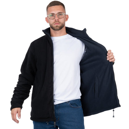Reversible Zip Up Fleece Jacket for Men - Nirlon