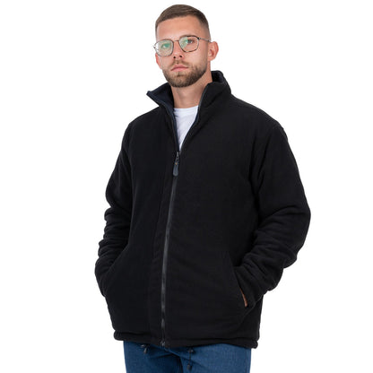 Reversible Zip Up Fleece Jacket for Men - Nirlon