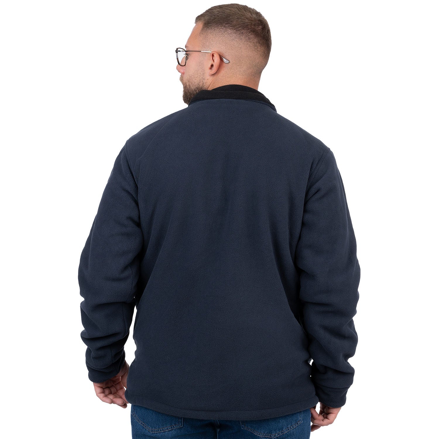 Reversible Zip Up Fleece Jacket for Men - Nirlon
