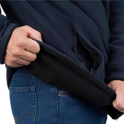 Reversible Zip Up Fleece Jacket for Men - Nirlon