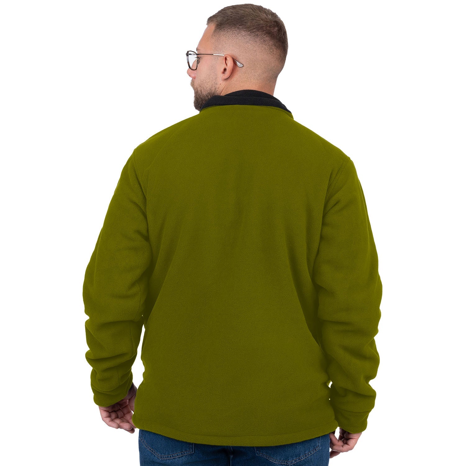 Reversible Zip Up Fleece Jacket for Men - Nirlon