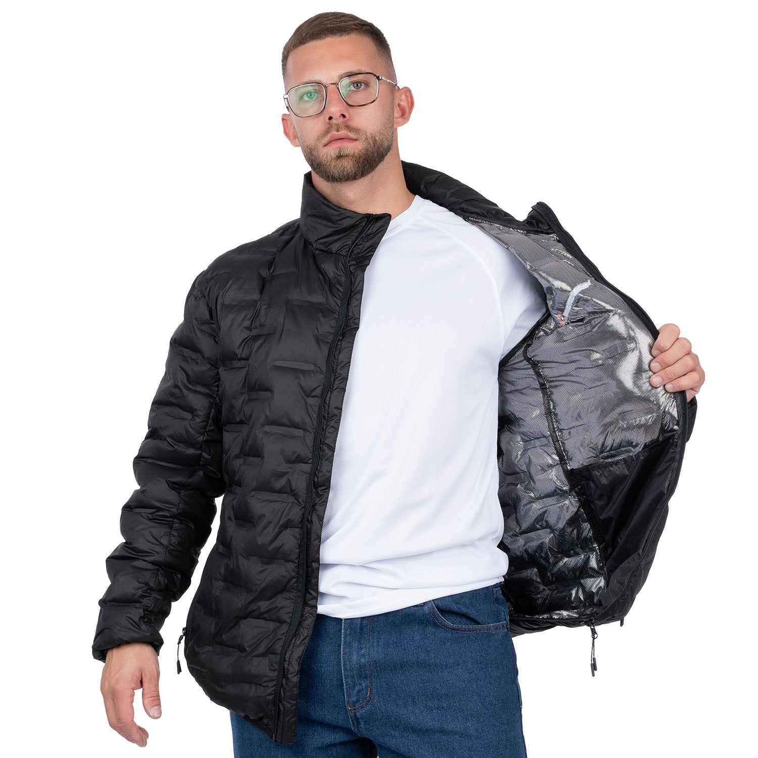 Insulated Nylon Winter Jacket for Men - Nirlon