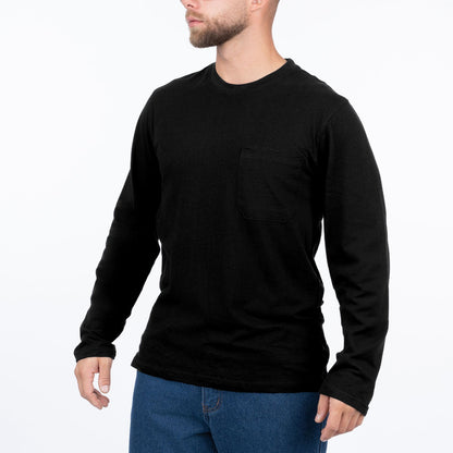 Long Sleeve Pocket T-Shirt for Men - Nirlon