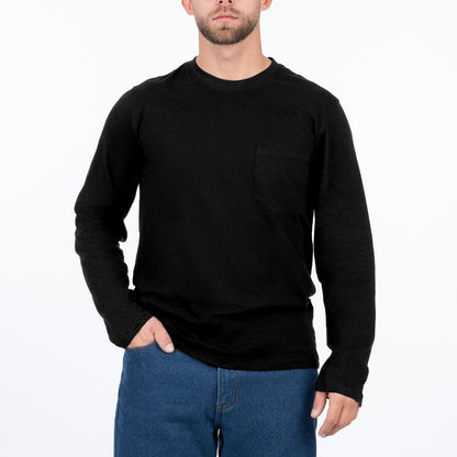 Long Sleeve Pocket T-Shirt for Men - Nirlon