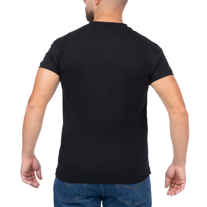 V-Neck Short Sleeve Lycra T-Shirt for Men - Nirlon