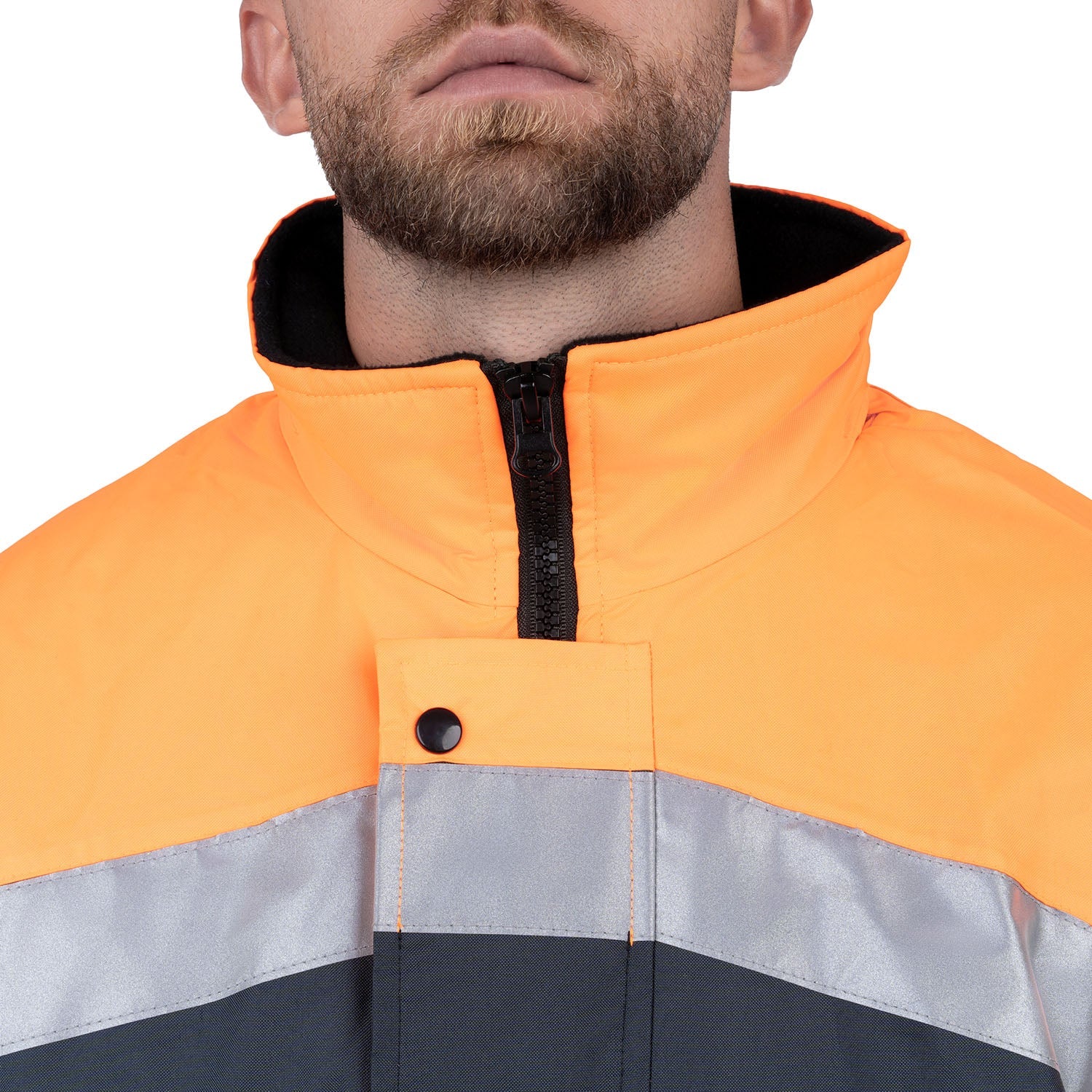 Reflective High Visibility Winter Jacket for Men - Nirlon