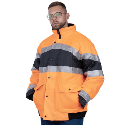 Reflective High Visibility Winter Jacket for Men - Nirlon