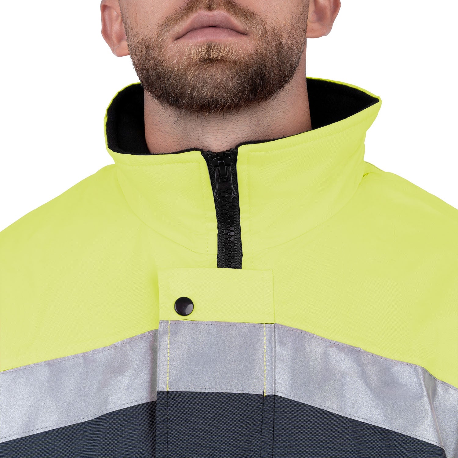 Reflective High Visibility Winter Jacket for Men - Nirlon