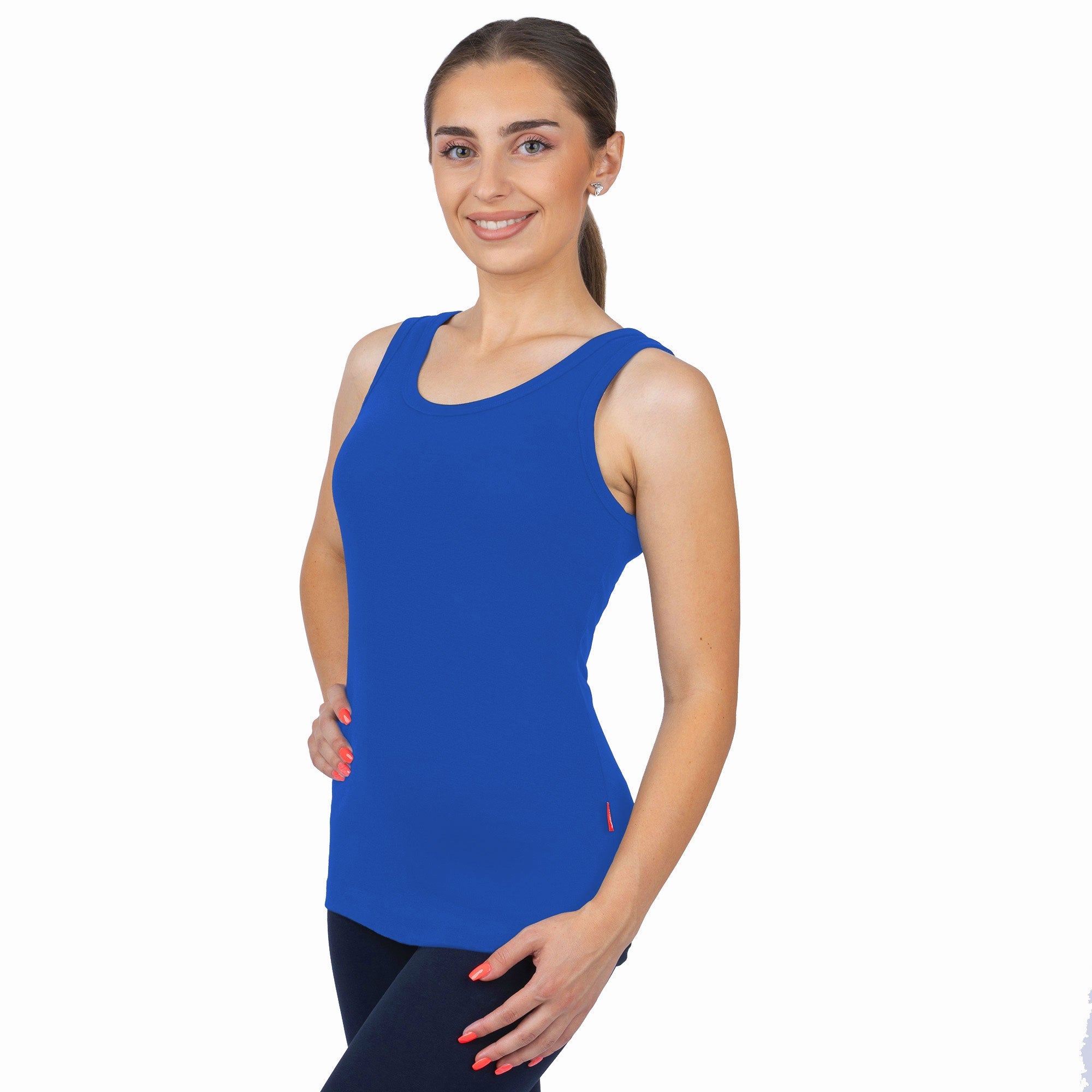 CottoNIR™ Ribbed Elastane Tank Top for Women - Nirlon