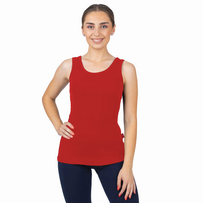 CottoNIR™ Ribbed Elastane Tank Top for Women - Nirlon