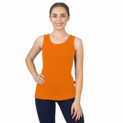 CottoNIR™ Ribbed Elastane Tank Top for Women - Nirlon
