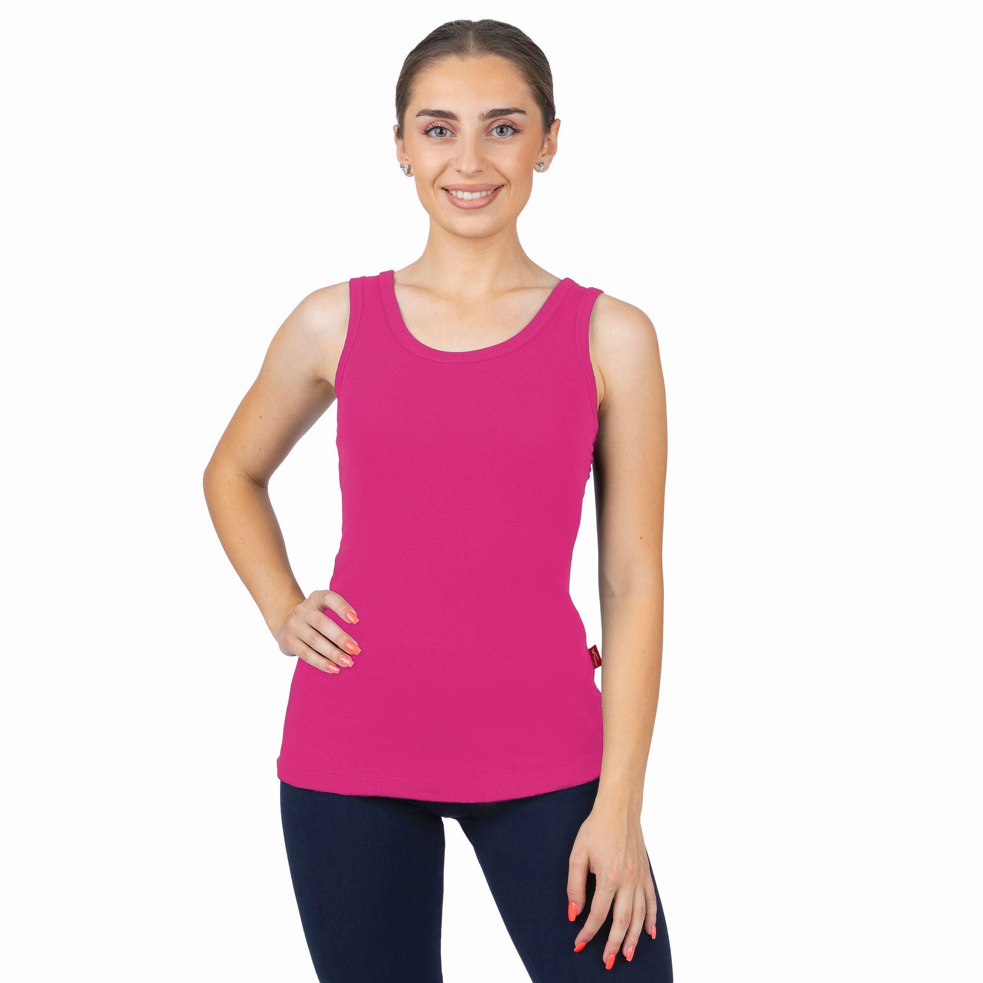CottoNIR™ Ribbed Elastane Tank Top for Women - Nirlon