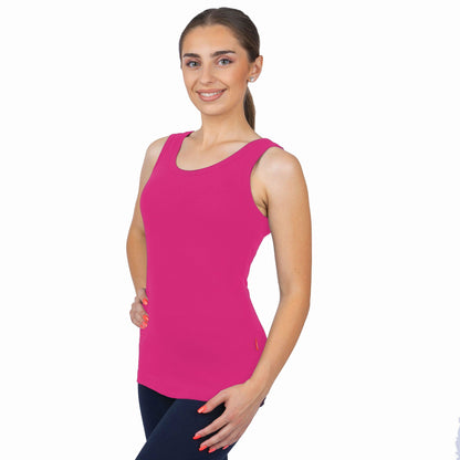 CottoNIR™ Ribbed Elastane Tank Top for Women - Nirlon