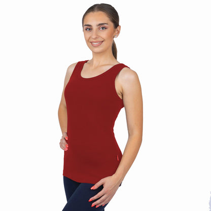 CottoNIR™ Ribbed Elastane Tank Top for Women - Nirlon