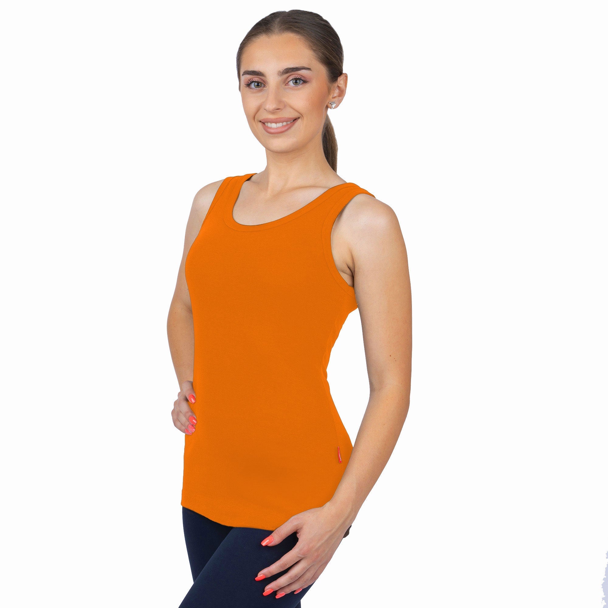CottoNIR™ Ribbed Elastane Tank Top for Women - Nirlon
