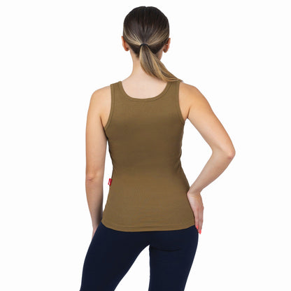 CottoNIR™ Ribbed Elastane Tank Top for Women - Nirlon