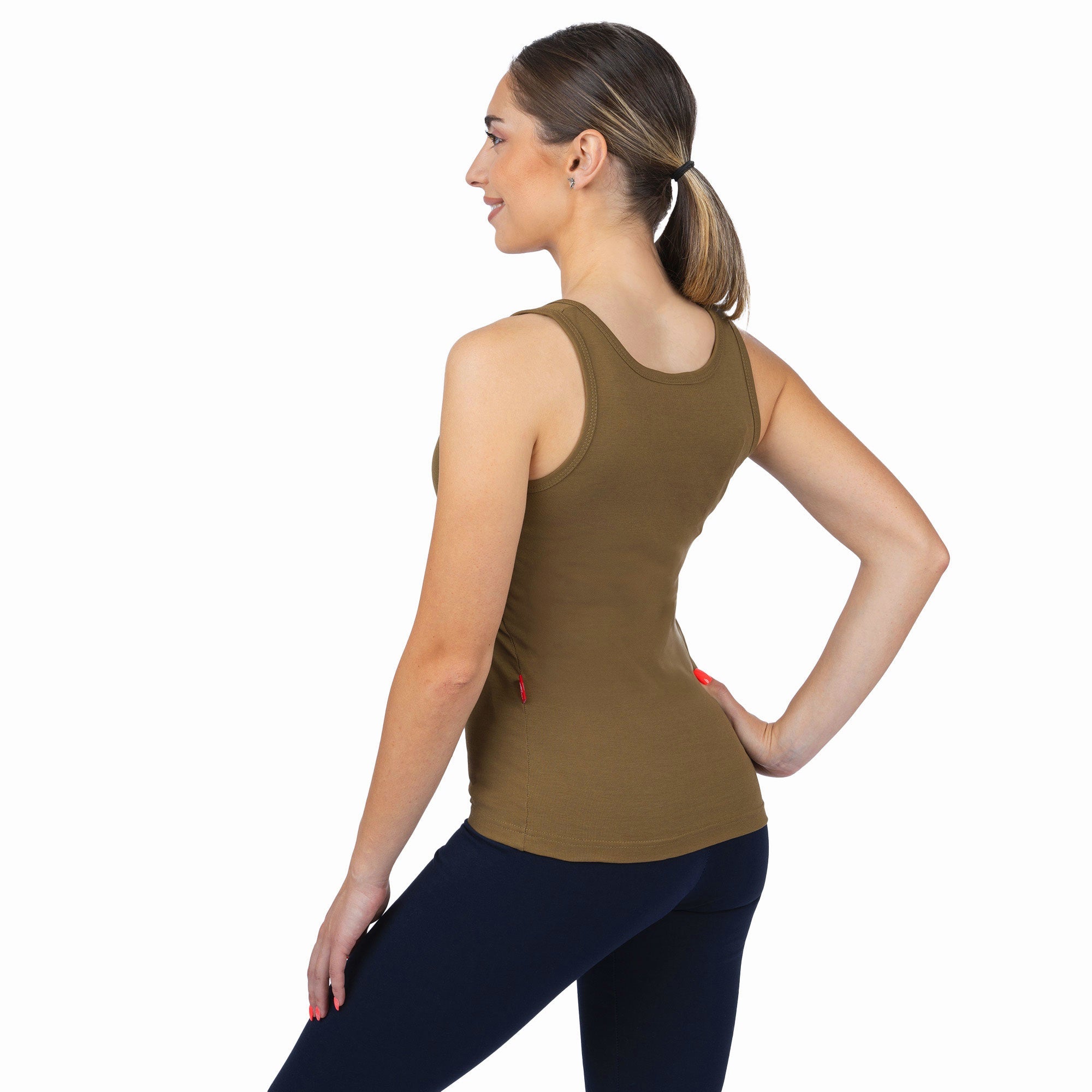 CottoNIR™ Ribbed Elastane Tank Top for Women - Nirlon