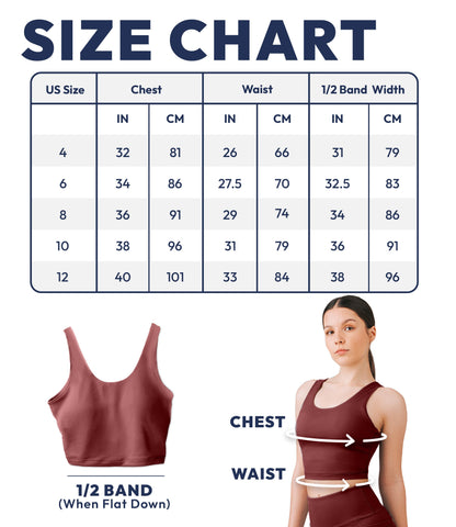 NirLUX™ U Back Sports Bra Longline Tank Top for Women
