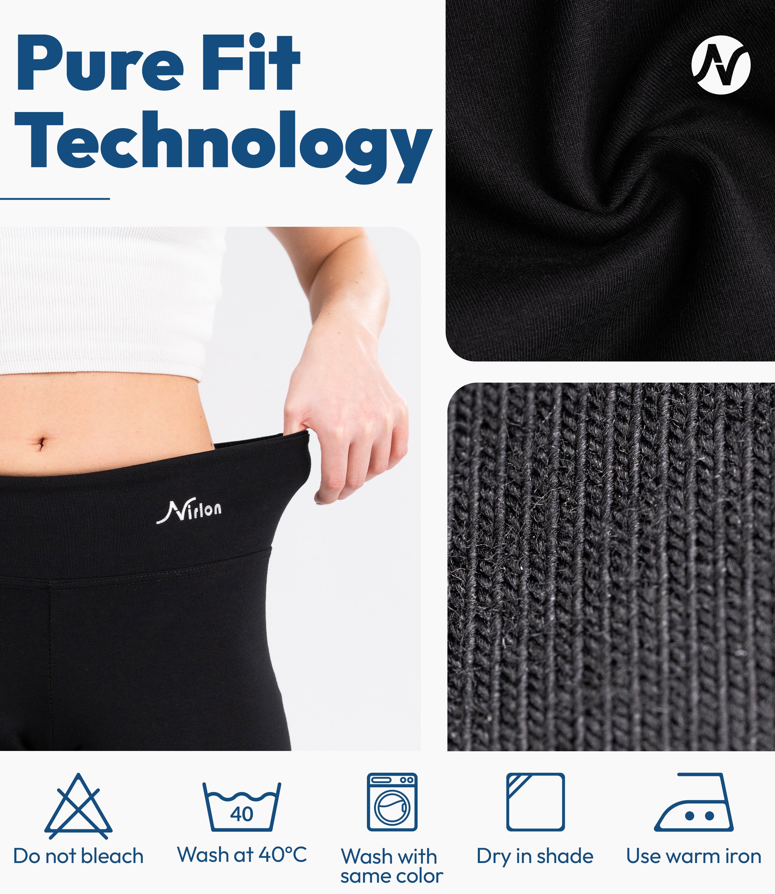 CottoNIR™ Straight-Leg Yoga Pants with Pockets for Women
