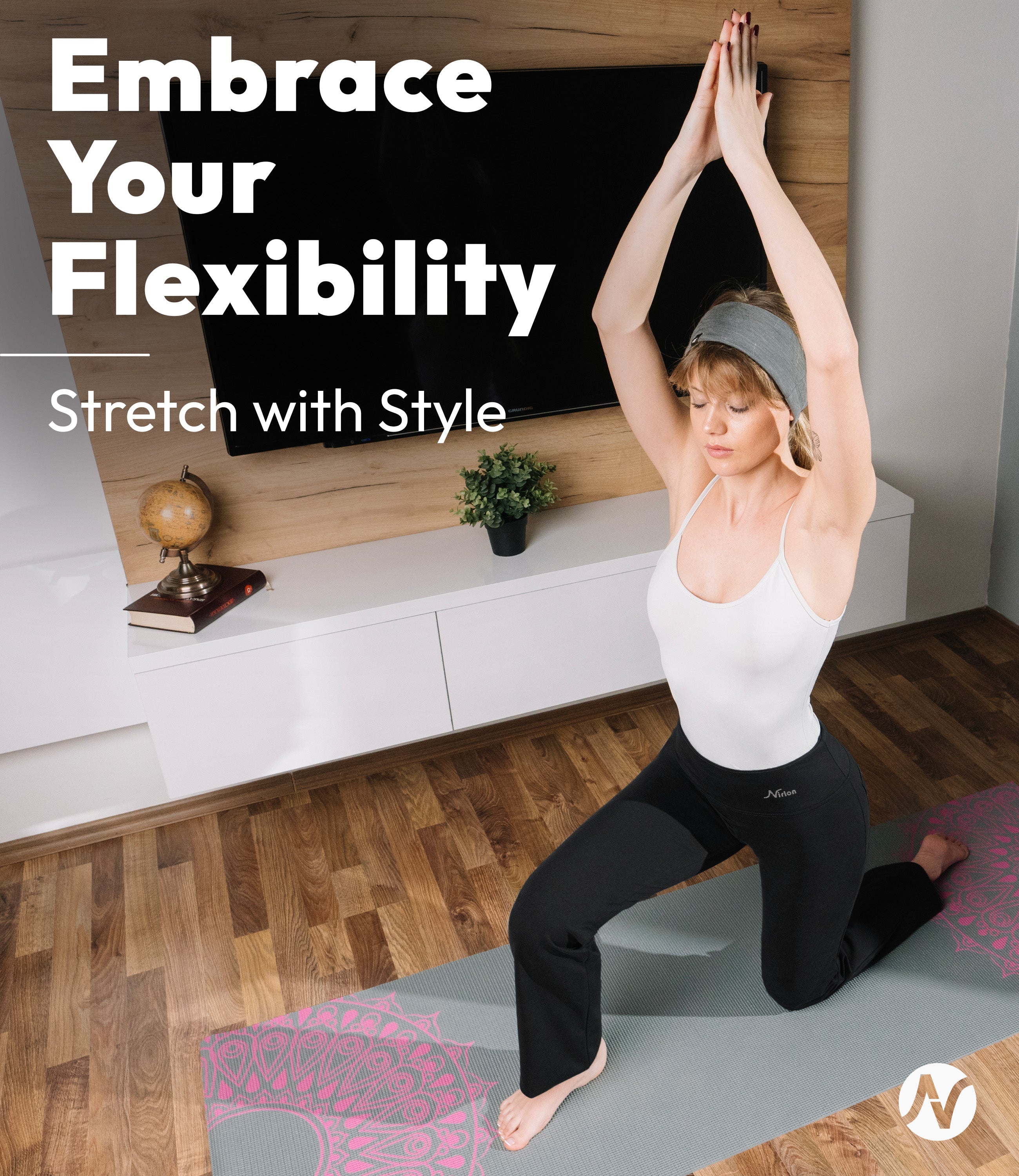 CottoNIR™ Straight-Leg Yoga Pants with Pockets for Women