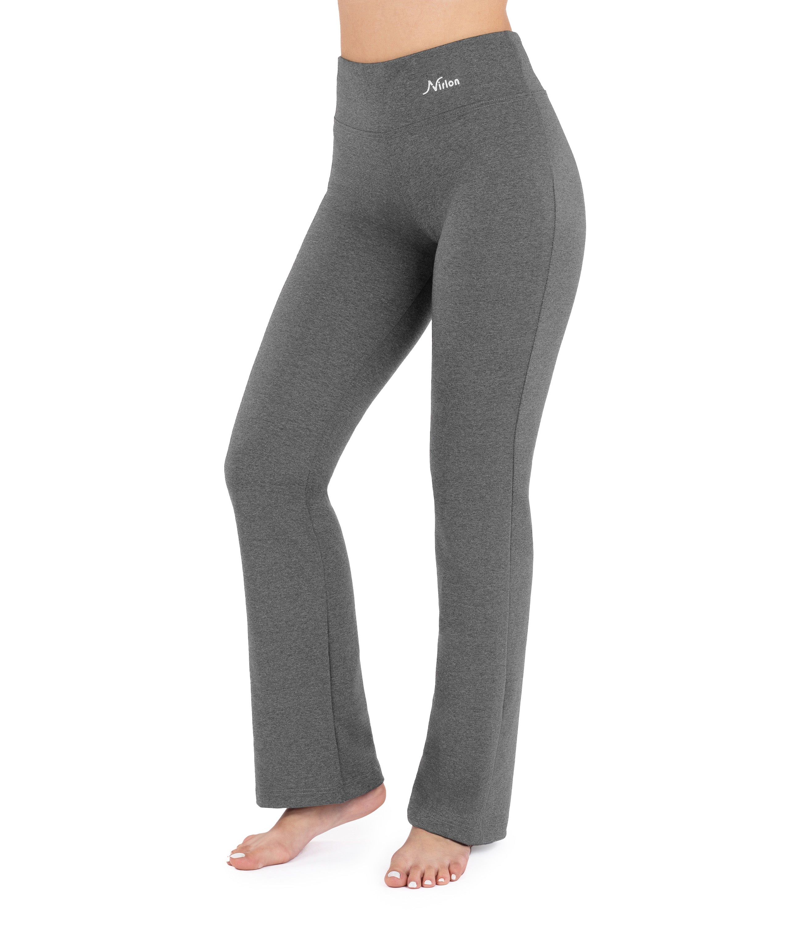CottoNIR™ High Waist Straight-Leg Yoga Pants for Women