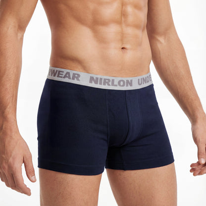 Men's Cotton Rib Boxer Briefs - Nirlon
