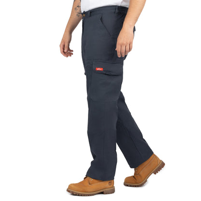 Men’s 6-Pocket Cargo Pants with Elastic Back - Nirlon