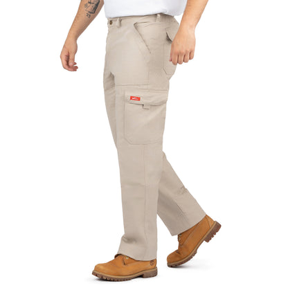 Men’s 6-Pocket Cargo Pants with Elastic Back - Nirlon