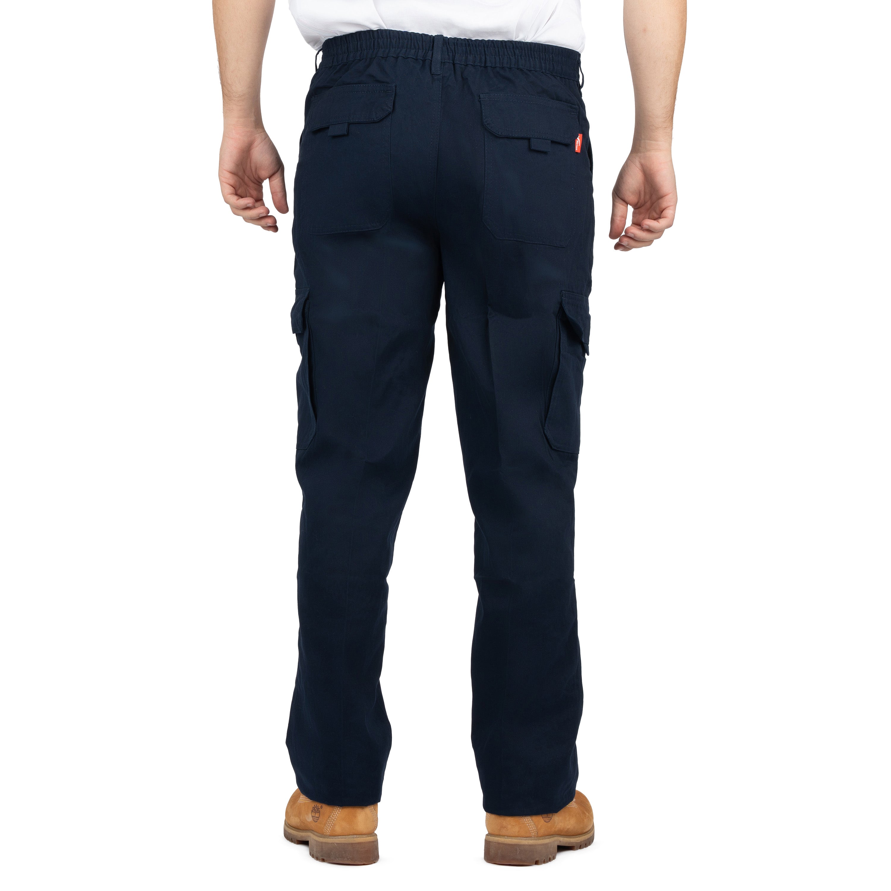 Men’s 6-Pocket Cargo Pants with Elastic Back - Nirlon