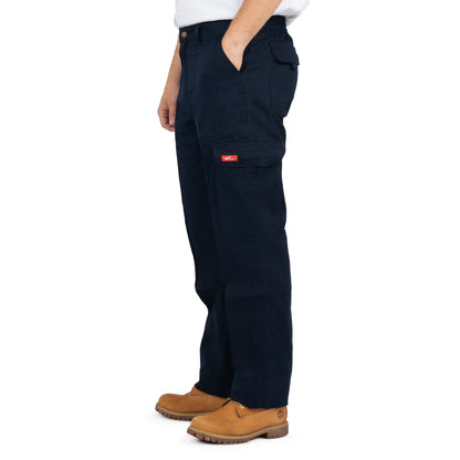 Men’s 6-Pocket Cargo Pants with Elastic Back - Nirlon