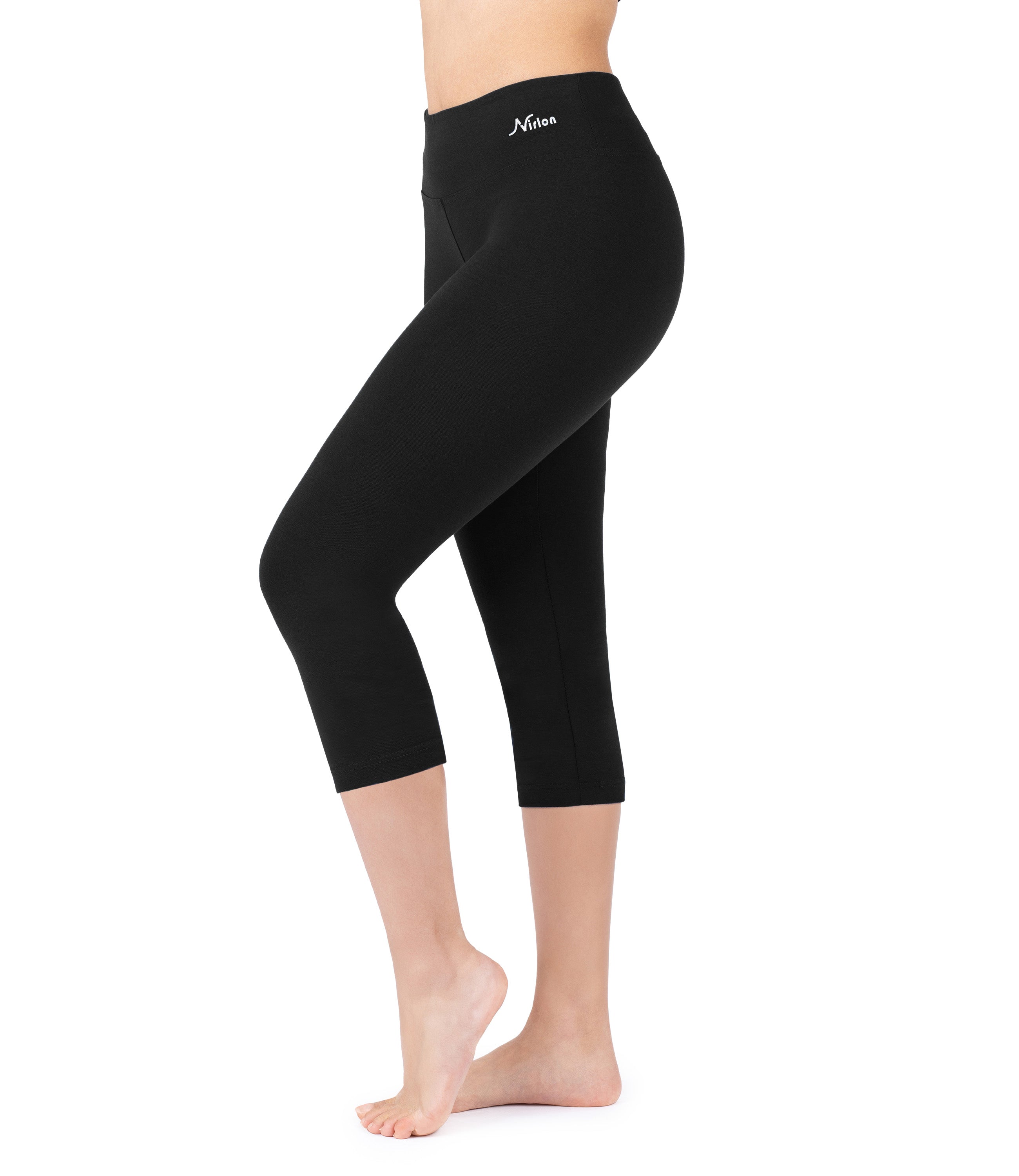 CottoNIR™ High Waist Capri Leggings for Women