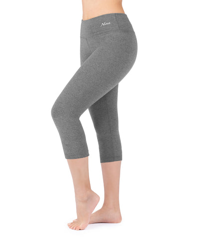 CottoNIR™ High Waist Capri Leggings for Women