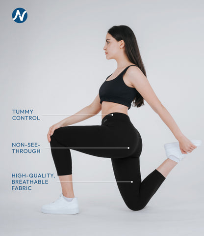 CottoNIR™ High Waist 7/8 Leggings for Women