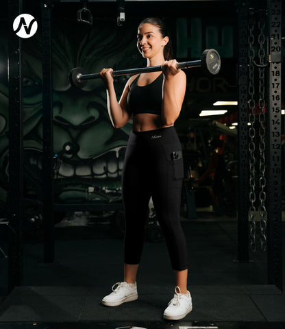 CottoNIR™ High Waist 7/8 Leggings with Pockets for Women