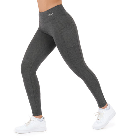 CottoNIR™ High Waist Ankle Leggings with Pockets for Women