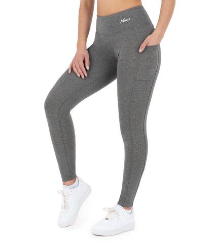 CottoNIR™ High Waist Ankle Leggings with Pockets for Women