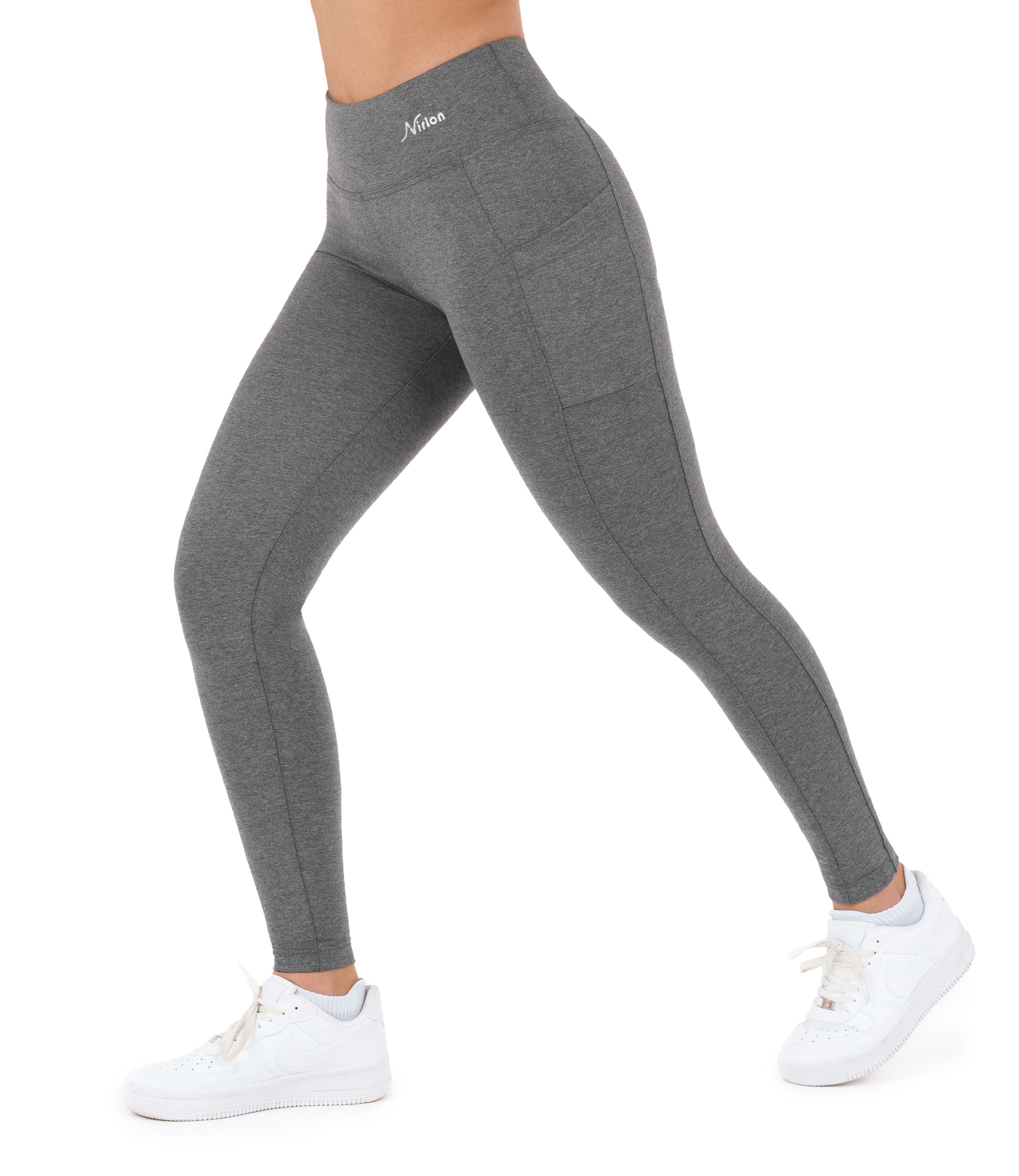 CottoNIR™ High Waist Ankle Leggings with Pockets for Women
