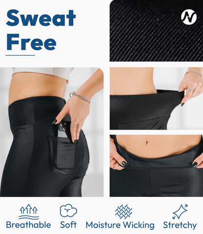 Black Faux Leather Leggings