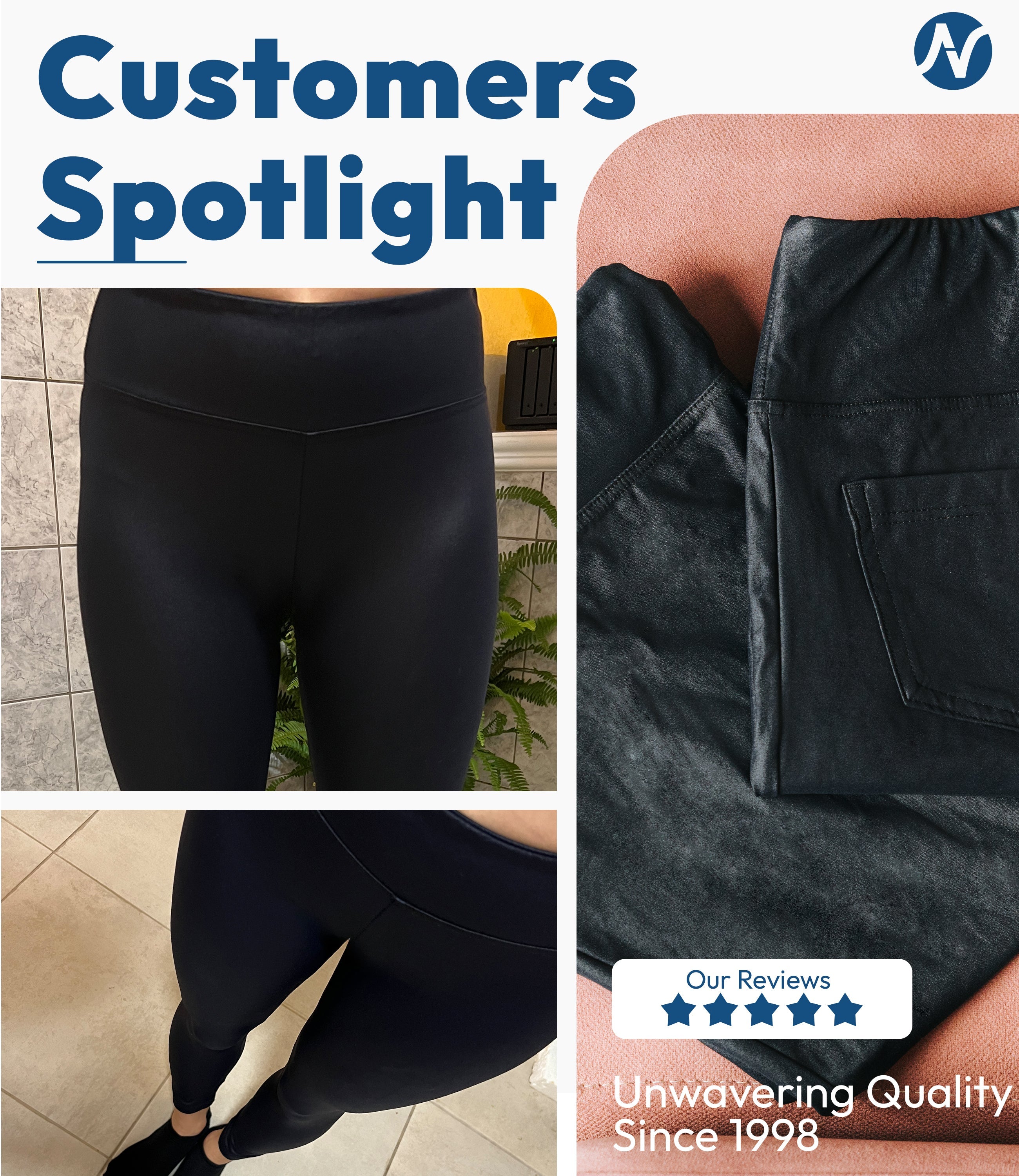 Black Faux Leather Leggings