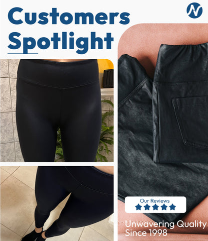 Black Faux Leather Leggings