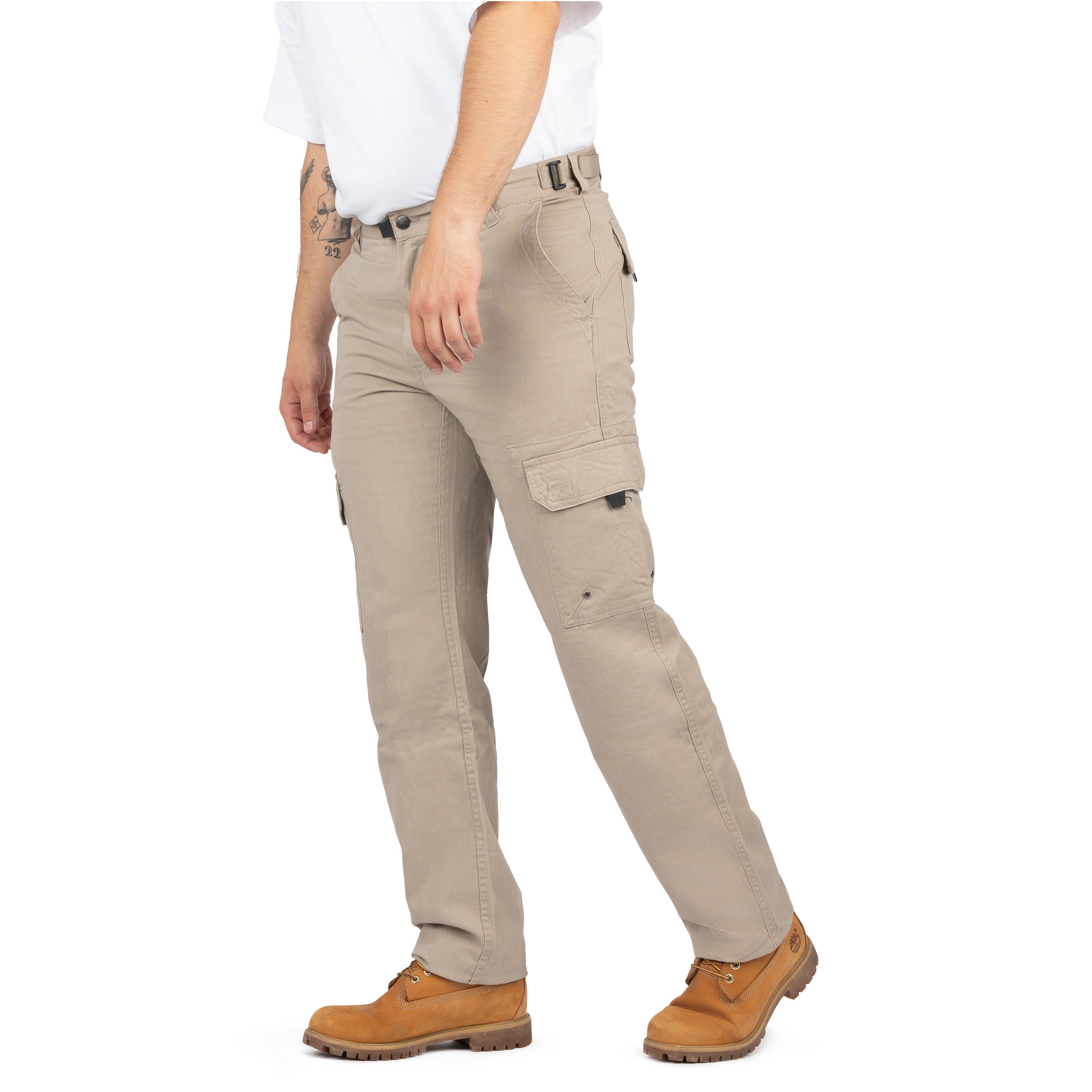 Classic Drill Cargo Pants with Pockets for Men - Nirlon