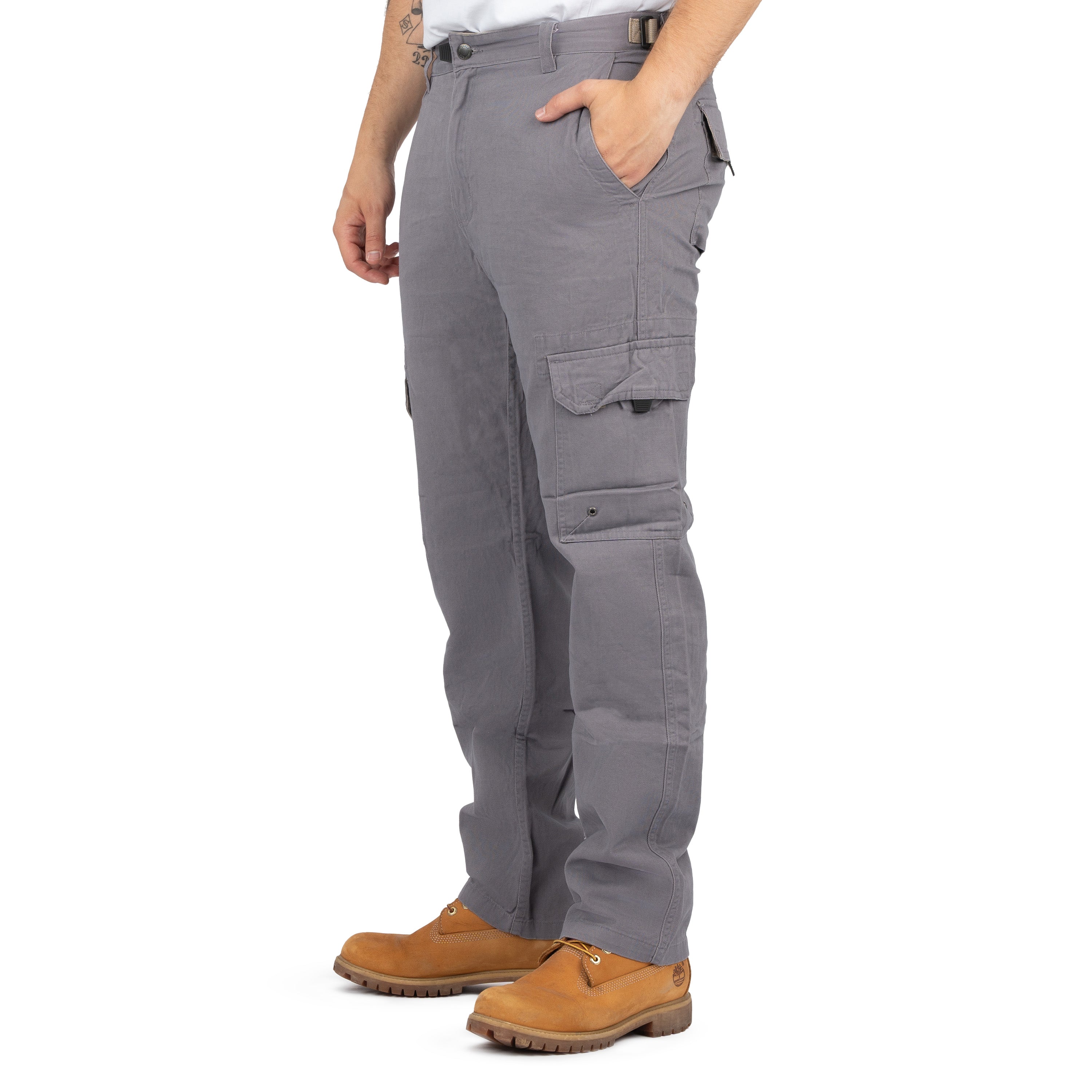Classic Drill Cargo Pants with Pockets for Men - Nirlon