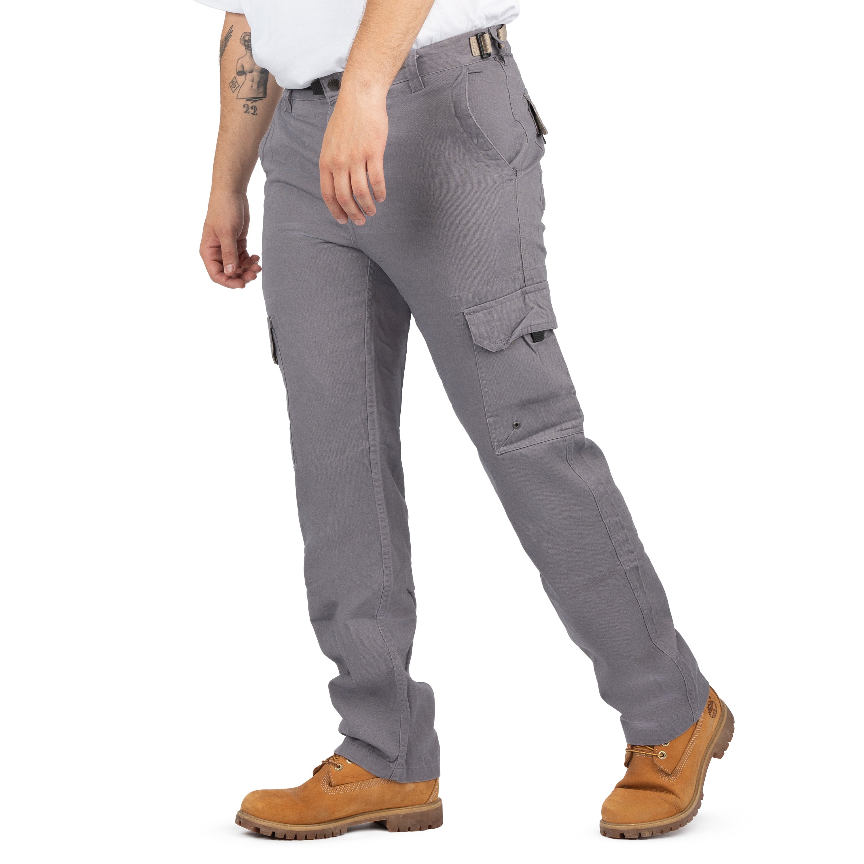 Classic Drill Cargo Pants with Pockets for Men - Nirlon