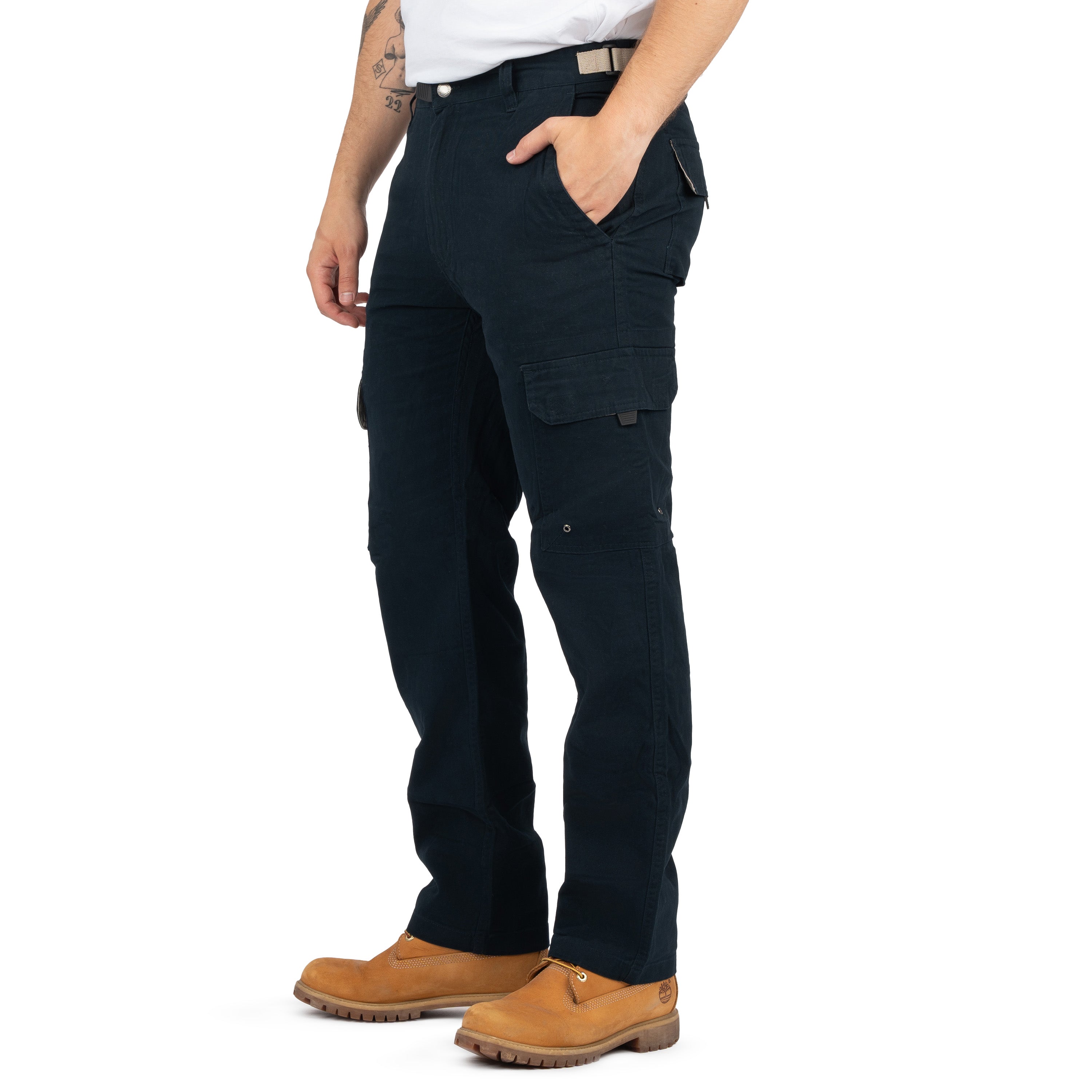 Classic Drill Cargo Pants with Pockets for Men - Nirlon