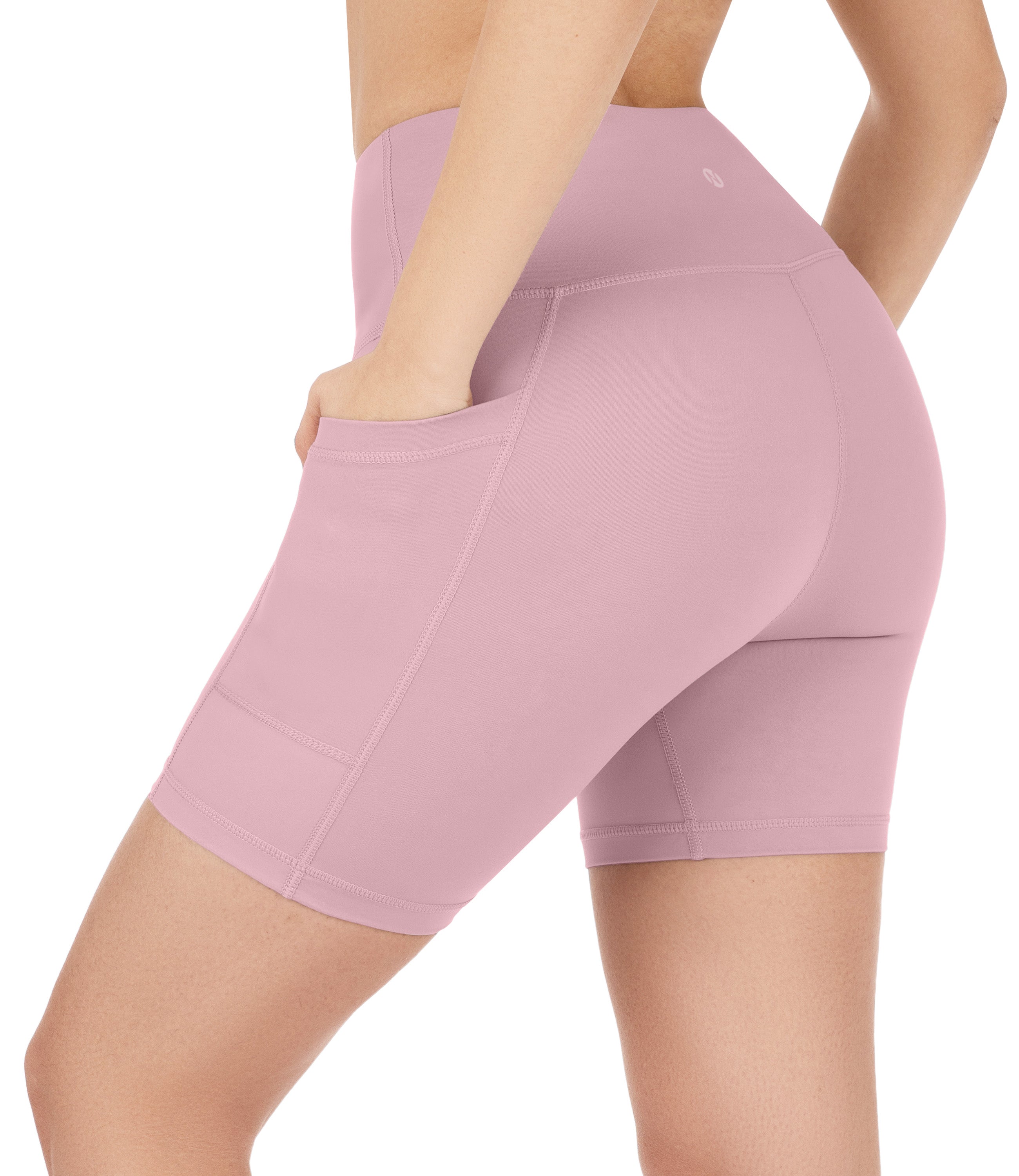 NirLUX™ High Waist Biker Shorts with Pockets for Women Plus Sizes