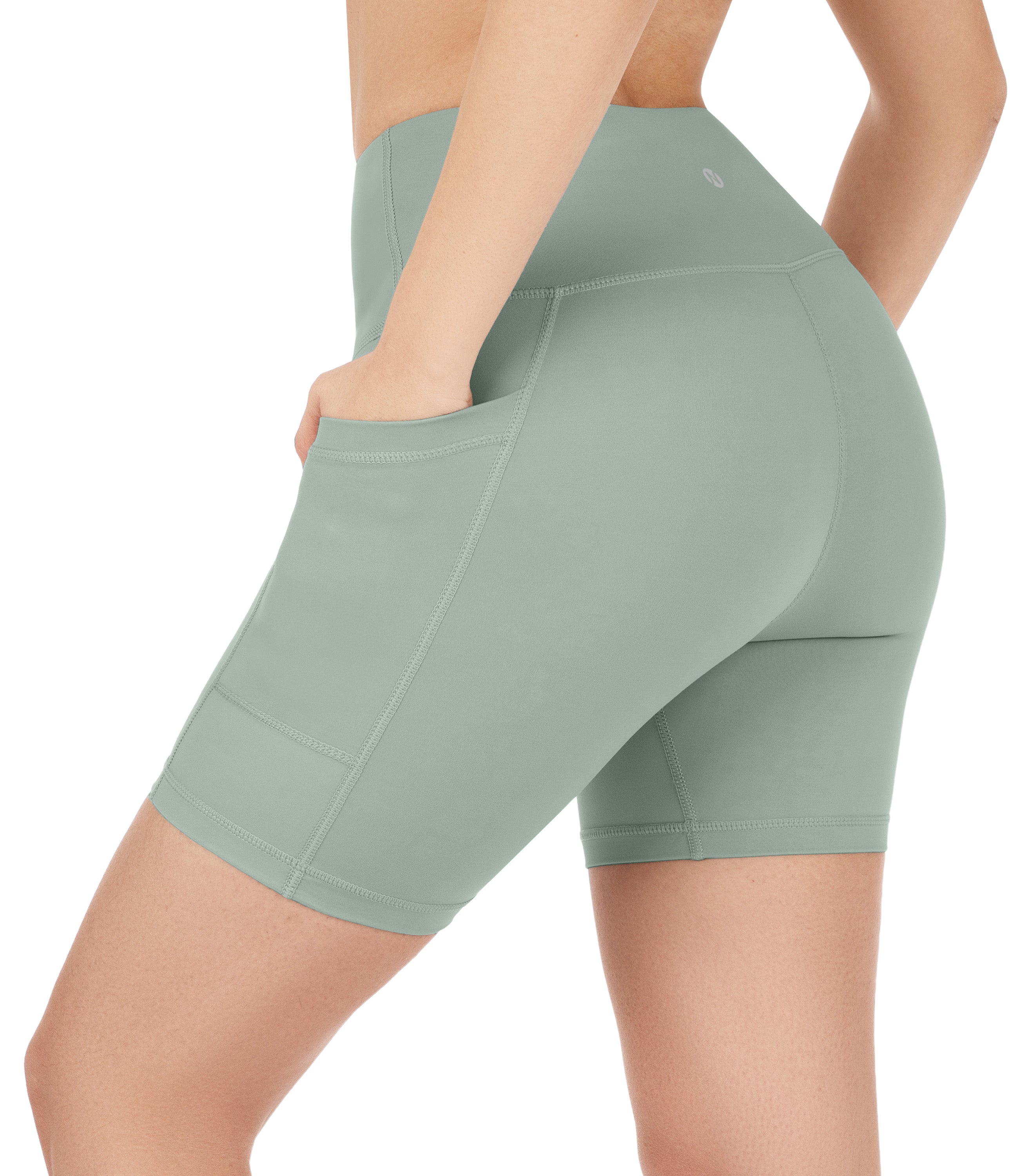 NirLUX™ High Waist Biker Shorts with Pockets for Women